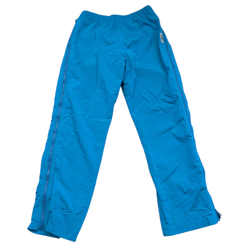 90's/Y2K Blue Nylon Warm Up pants